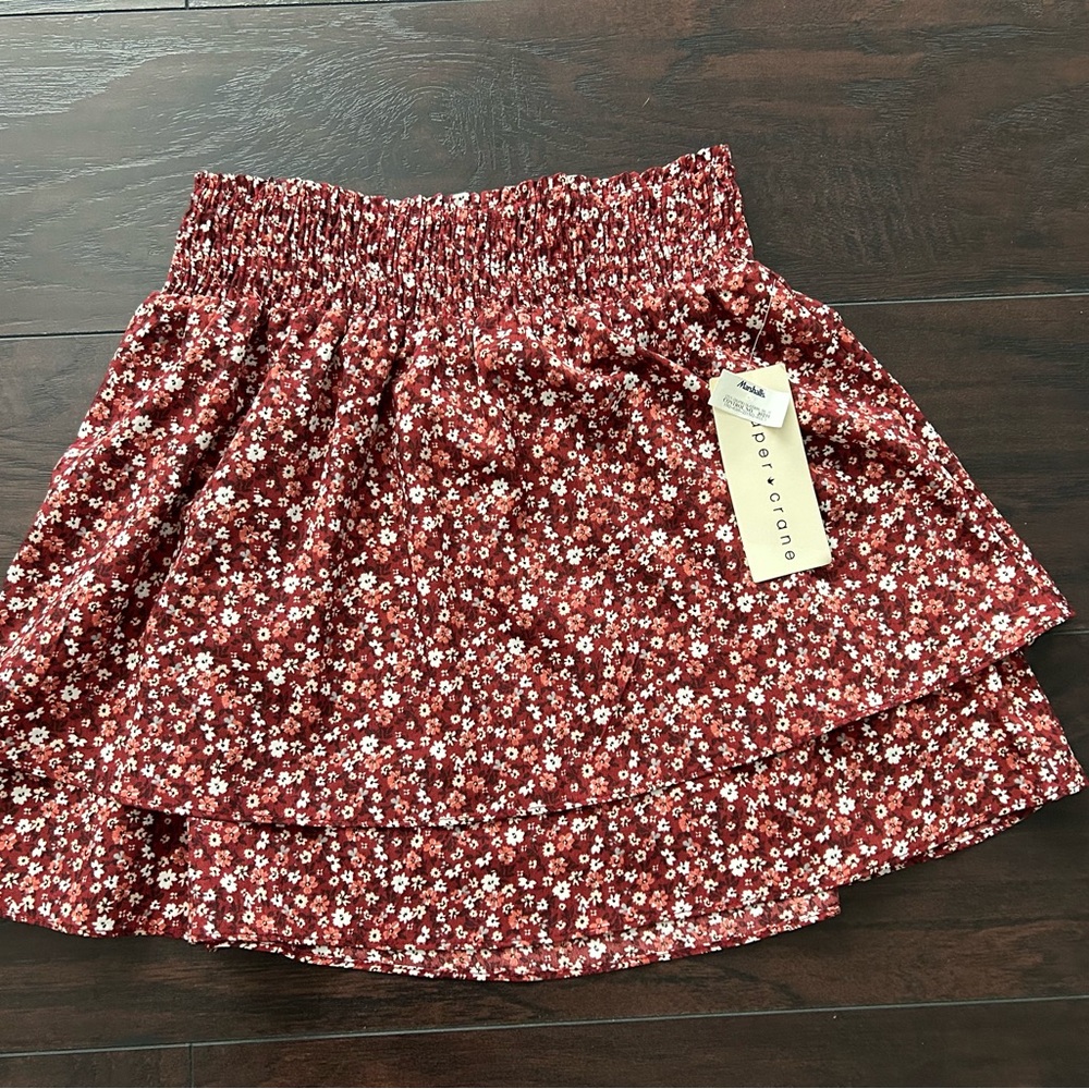 Paper Crane Stretch Waist Skirt Adult Small